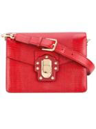 Lucia Shoulder Bag - Women - Calf Leather - One Size, Red, Calf Leather, Dolce & Gabbana