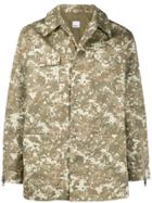 Burberry Camouflage Print Jacket - Green