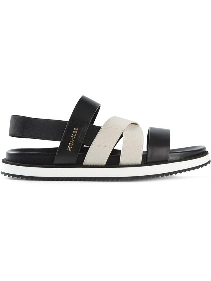 Moncler Strappy Flat Sandals