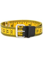 Moschino Tape Measure Belt - Yellow