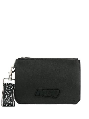 Mcq Alexander Mcqueen Mcq Logo Clutch Bag - Black