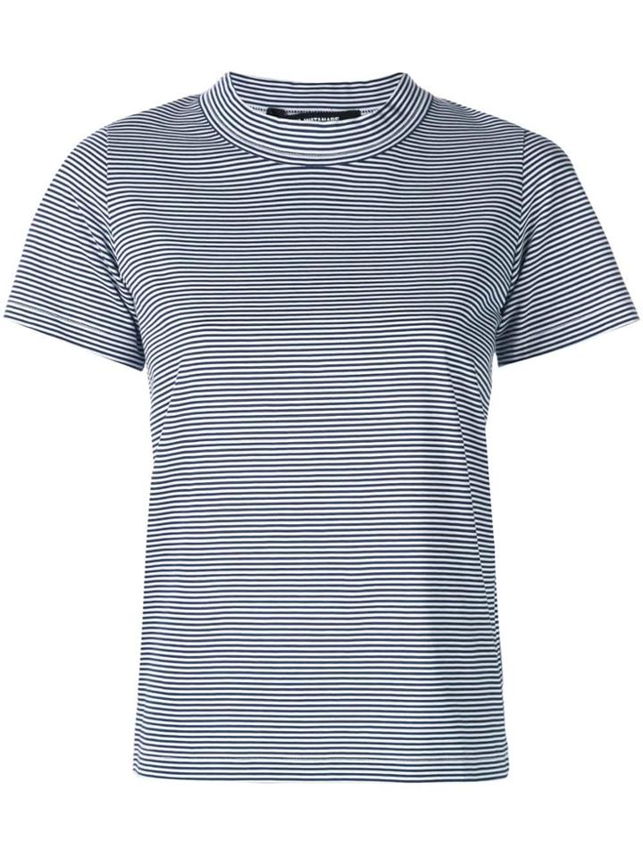 Junya Watanabe Striped Short-sleeve T-shirt - White