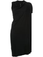 Rick Owens Lilies Asymmetric Tunic Dress - Black