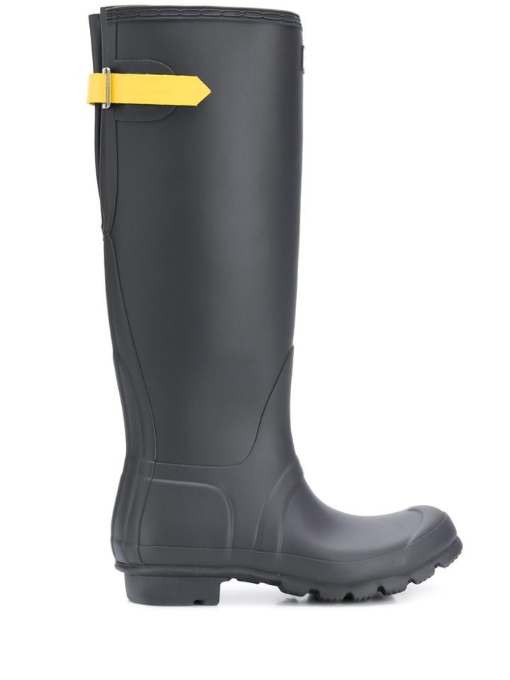 Hunter Mid-calf Wellies - Grey