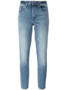 Helmut Lang Cropped Skinny Jeans - Blue