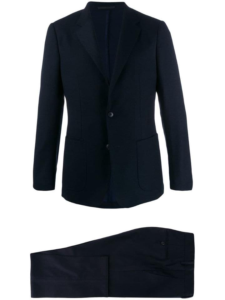 Z Zegna Wool Two Piece Suit - Blue