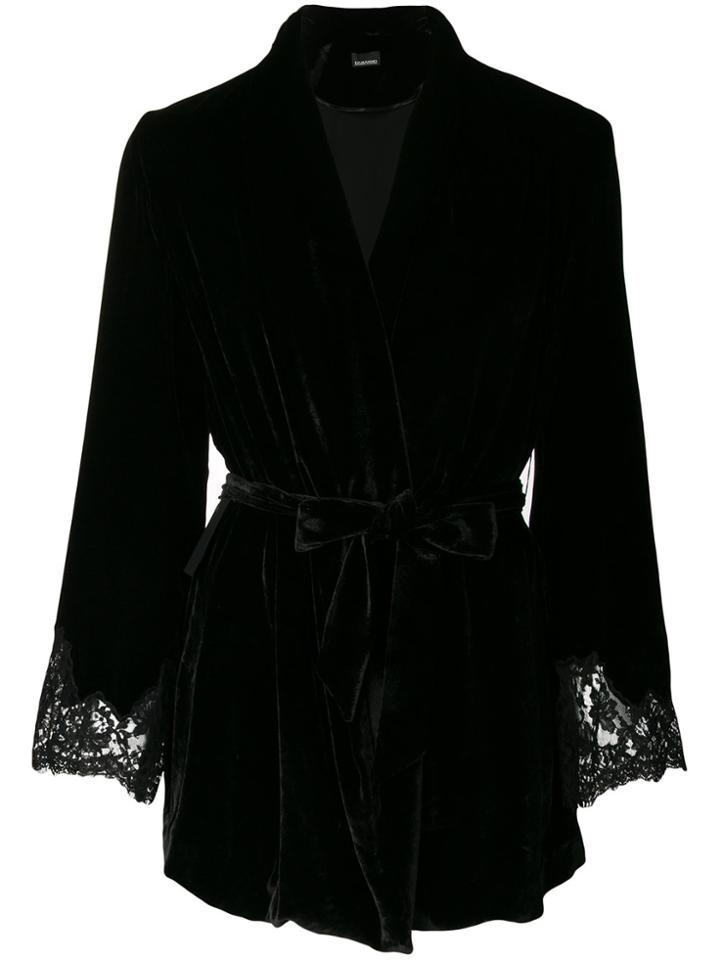 Ermanno Ermanno Wrap Tie Blazer - Black