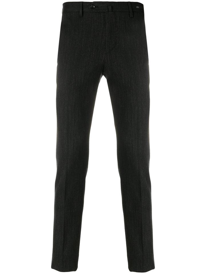 Pt01 Straight-leg Tailored Trousers - Brown