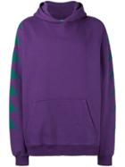 Kappa Logo Sleeve Hoodie - Purple