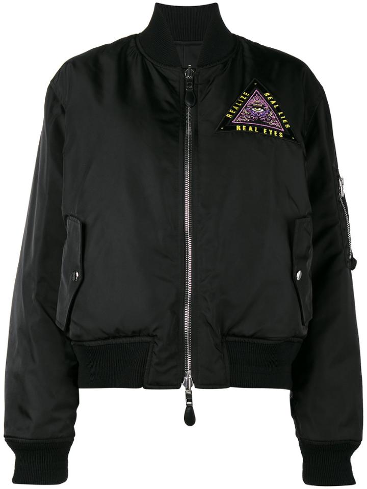 Givenchy Mandala Patch Reversible Bomber Jacket - Black