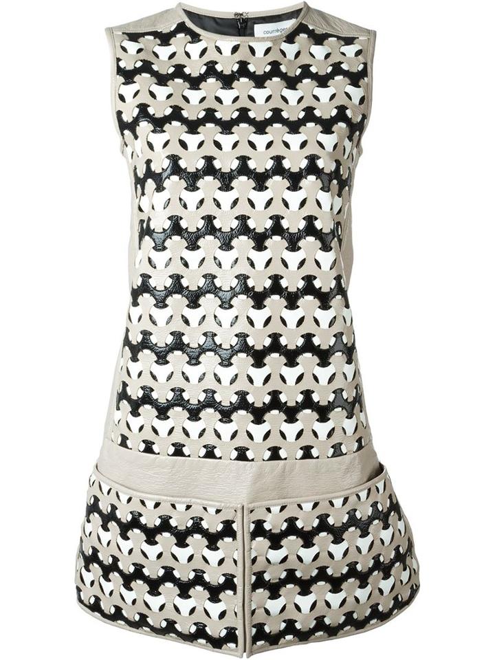 Courrèges Interlaced Pattern Day Dress
