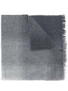 Brunello Cucinelli - Fringed Scarf - Men - Cashmere/wool - One Size, Grey, Cashmere/wool