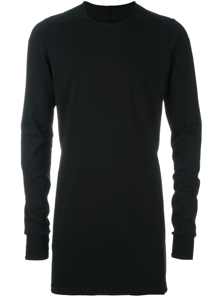Rick Owens Drkshdw Long Sleeve T-shirt, Men's, Size: Small, Black, Cotton