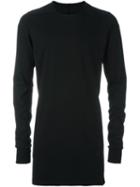 Rick Owens Drkshdw Long Sleeve T-shirt, Men's, Size: Small, Black, Cotton