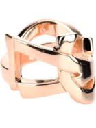 Saint Laurent 'monogram' Ring, Women's, Size: 6, Metallic