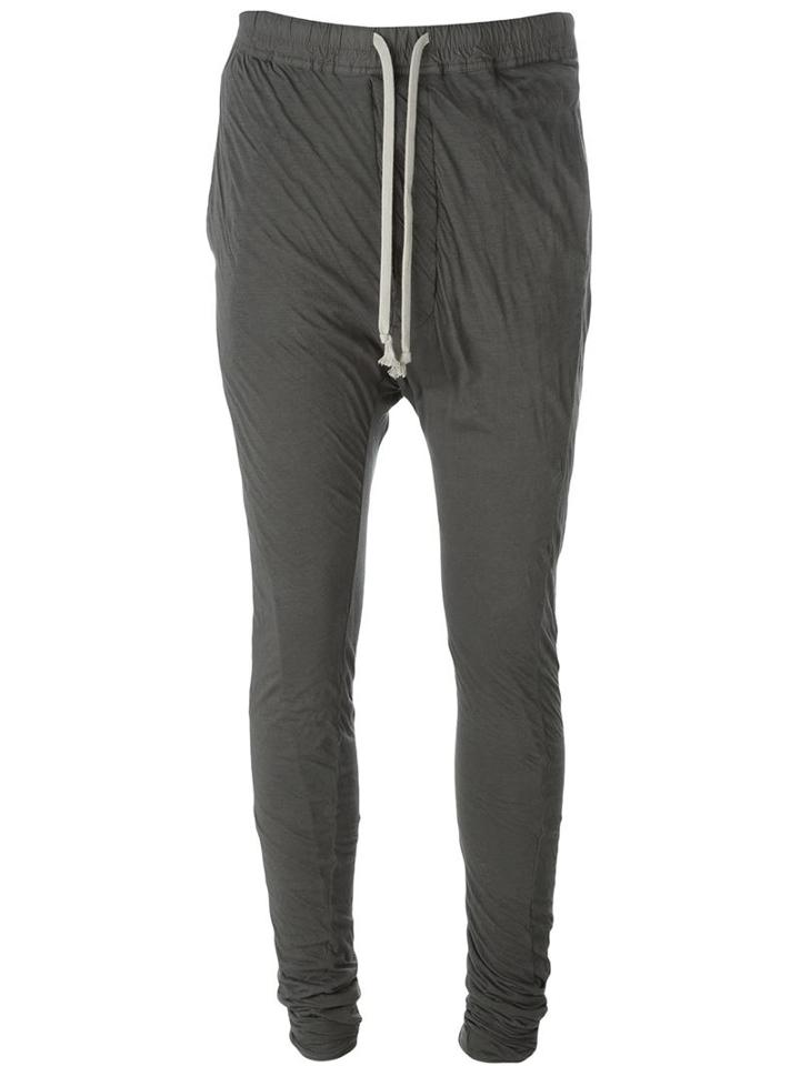 Rick Owens Drkshdw Dropped Crotch Pants, Women's, Size: S, Grey, Cotton