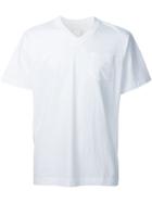 Sacai Loose Fit Pocket T-shirt, Men's, Size: 3, White, Cotton