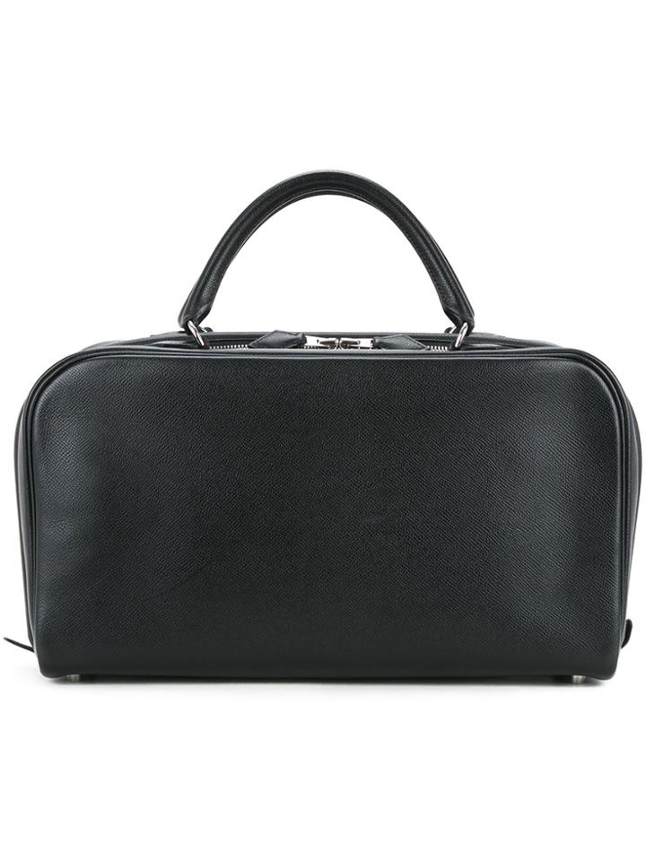 Hermès Vintage Envi 36 Bag - Black
