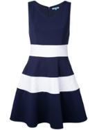 Guild Prime Striped Flared Dress - Blue