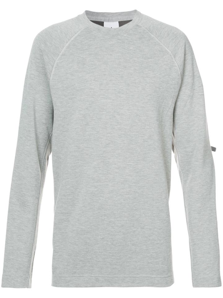 Wings+horns Plain Sweatshirt - Grey