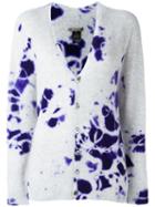 Suzusan Tie Dye Cardigan, Women's, Size: Medium, Cashmere