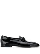 Tagliatore Bow Embellished Loafers - Black