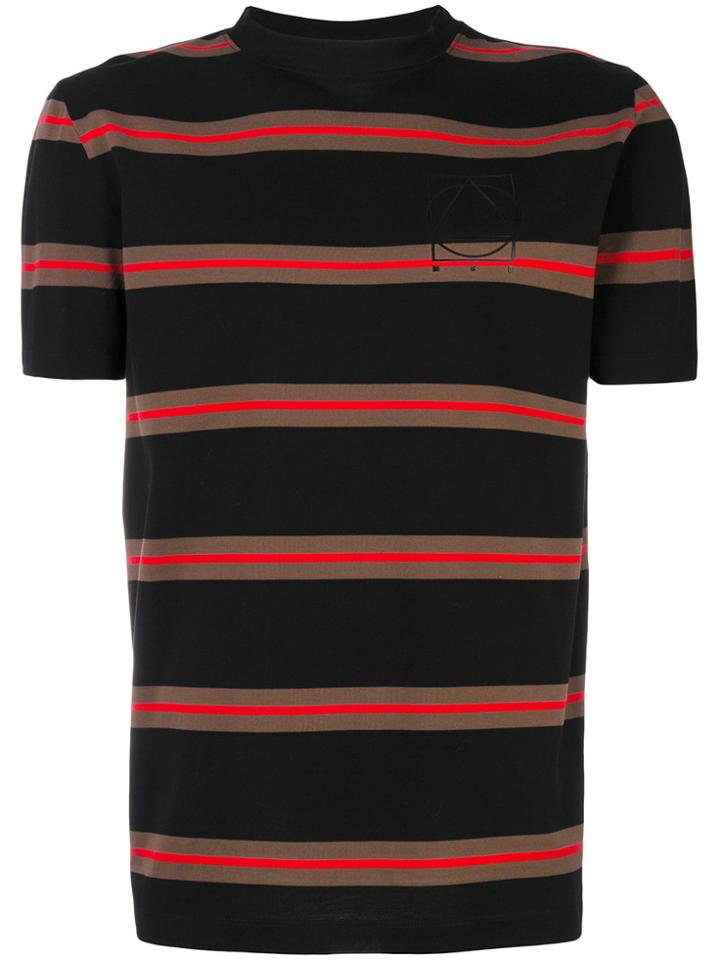 Mcq Alexander Mcqueen Stripped T-shirt - Black