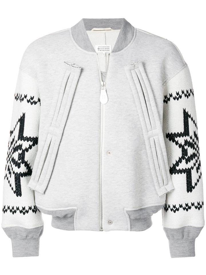 Maison Margiela Star Embroidered Jacket - Grey