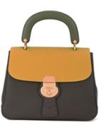 Burberry - Colour Block Tote - Women - Leather - One Size, Brown, Leather