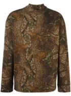Yeezy Season 3 Forest (green) Print Sweatshirt, Men's, Size: Small, Cotton