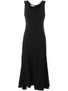 Stella Mccartney Sleeveless Maxi Dress, Women's, Size: 40, Black, Viscose/acetate/spandex/elastane