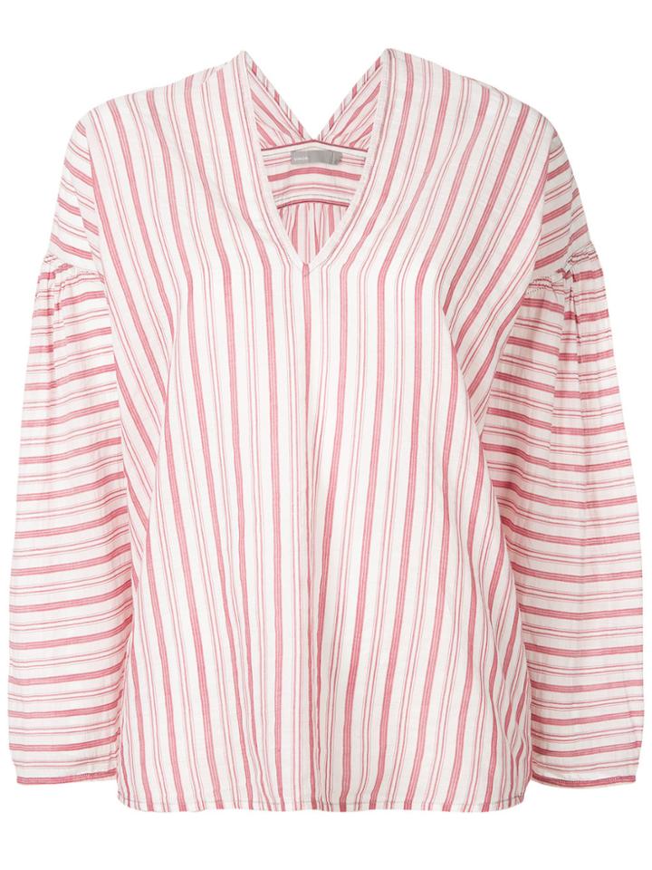 Vince Striped Blouse - White