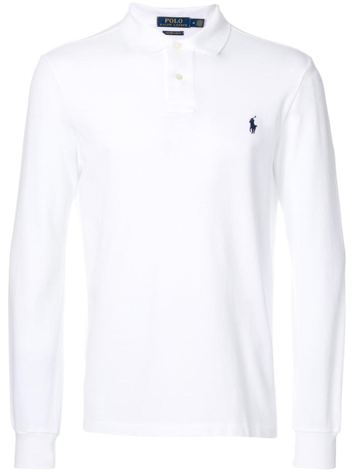 Polo Ralph Lauren Longsleeved Polo Shirt - White