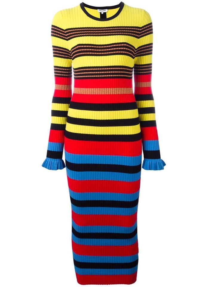 Opening Ceremony Striped Knit Dress, Women's, Size: Small, Cotton/viscose/spandex/elastane/polyester
