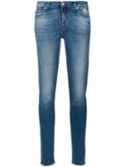 7 For All Mankind Classic Washed Skinny Jeans - Blue