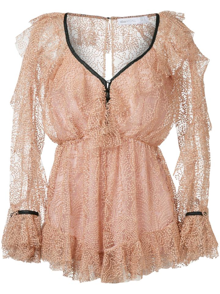 Alice Mccall Mon Cheri Playsuit - Pink & Purple