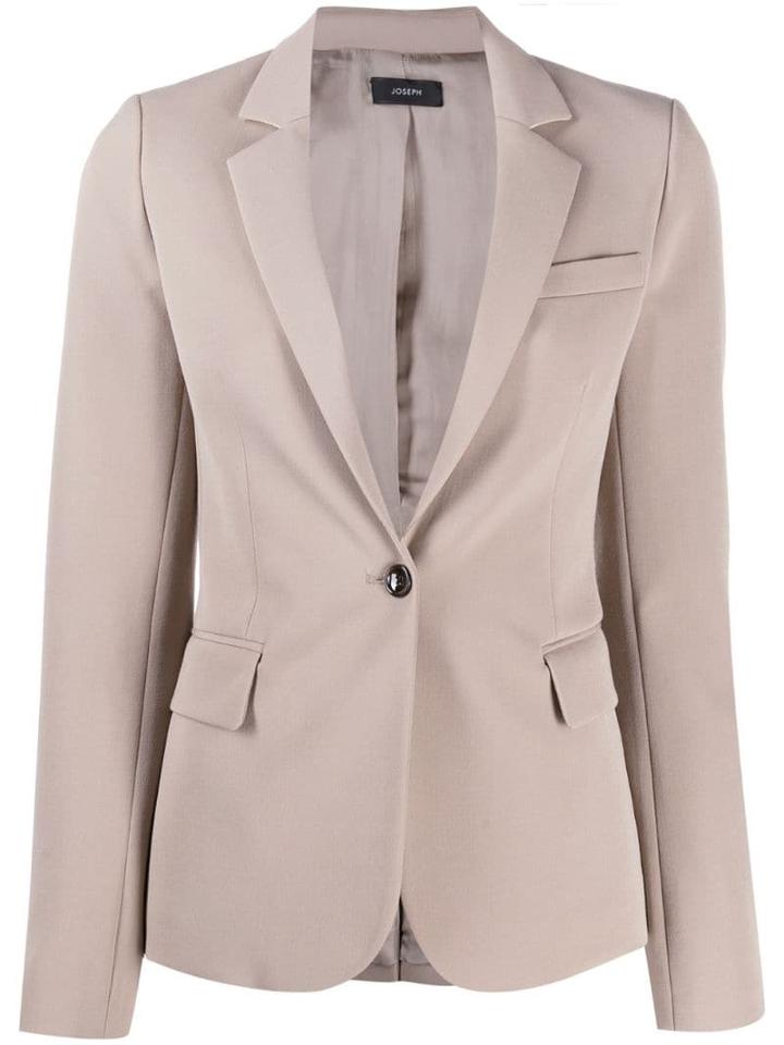 Joseph Single-breasted Blazer - Brown