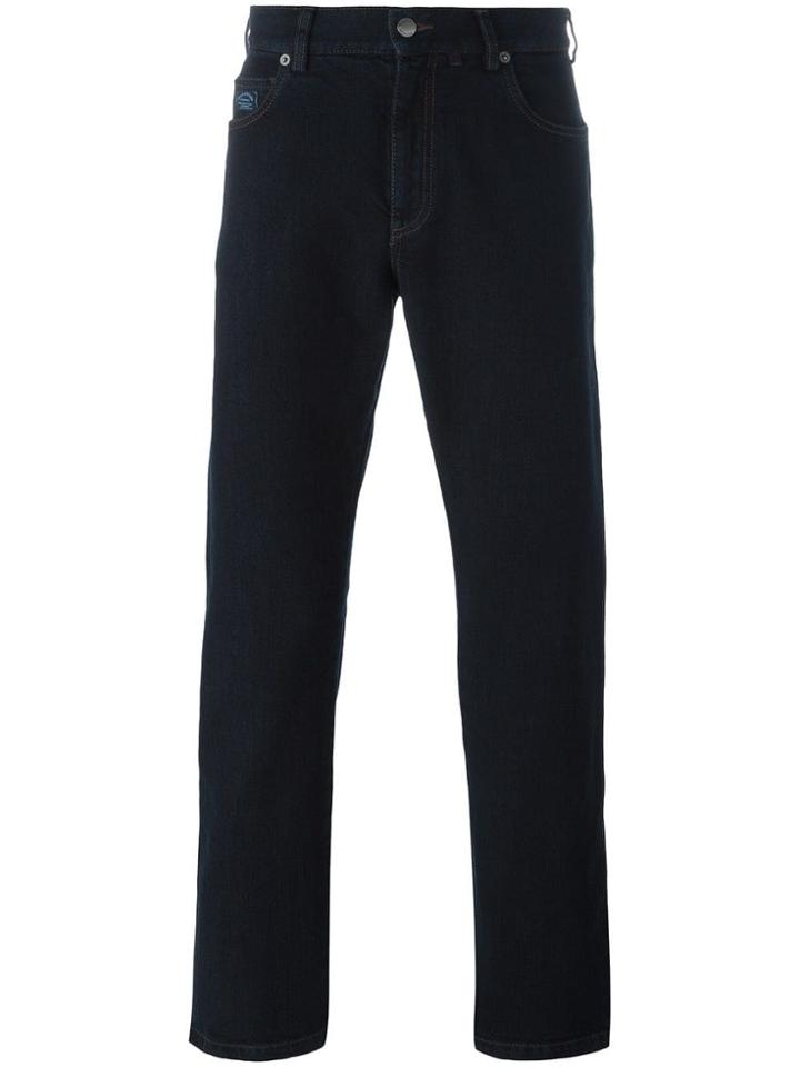 Paul & Shark Red Rivet Straight Jeans - Blue