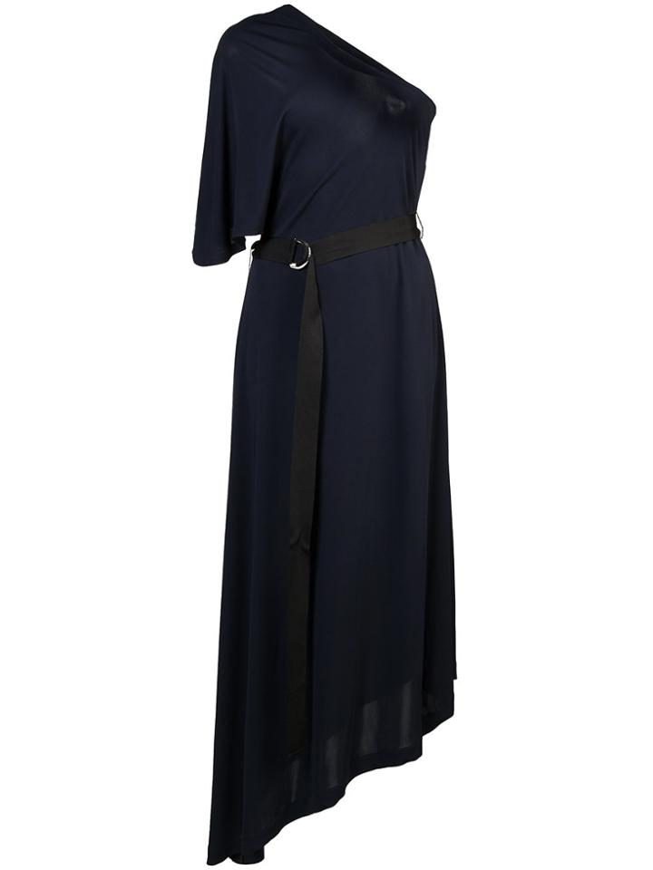 Yigal Azrouel One-shoulder Matte Dress - Blue