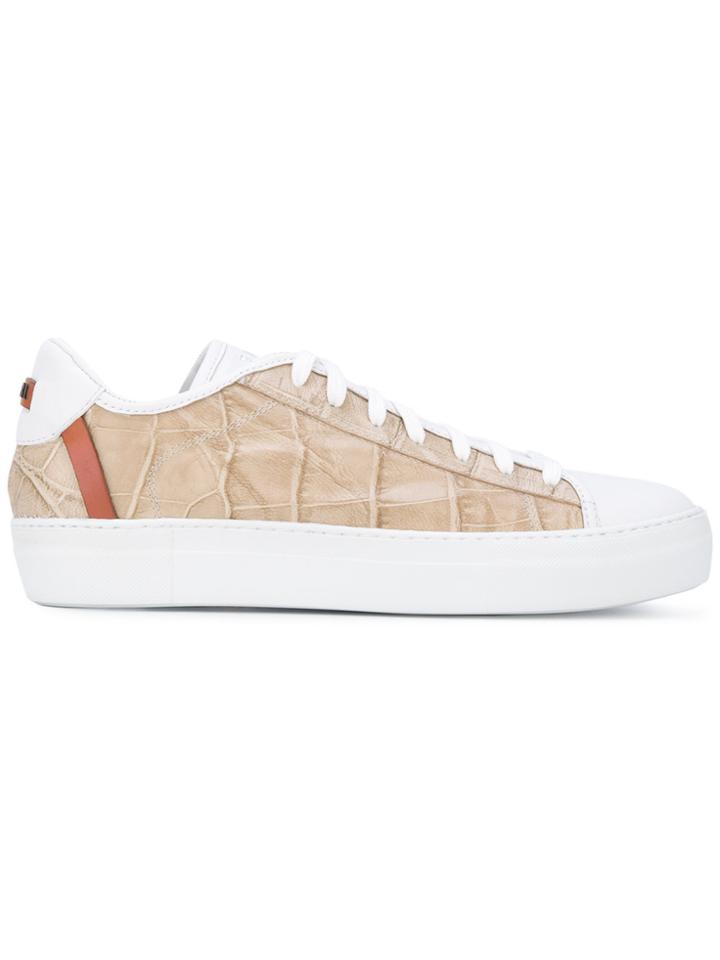 Fabi Lace-up Trainers - White