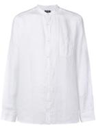 Woolrich Band Collar Shirt - White