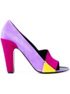 Fabrizio Viti Colour Block Sandals - Purple