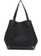 The Row Cotton Tote Bag - Black