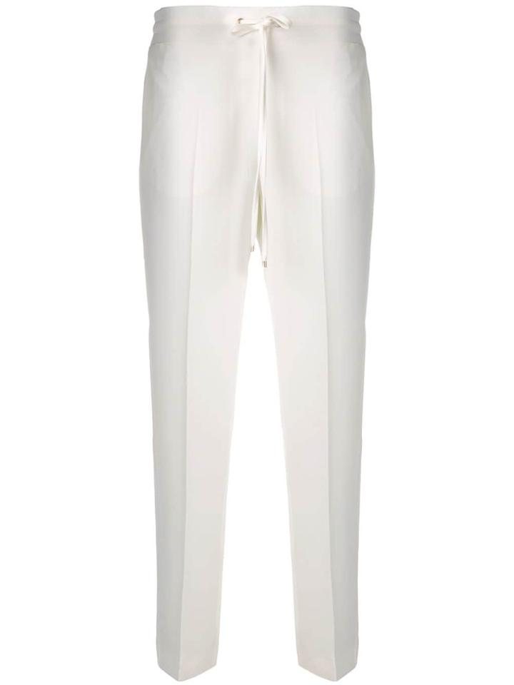 Blumarine Drawstring Trousers - White