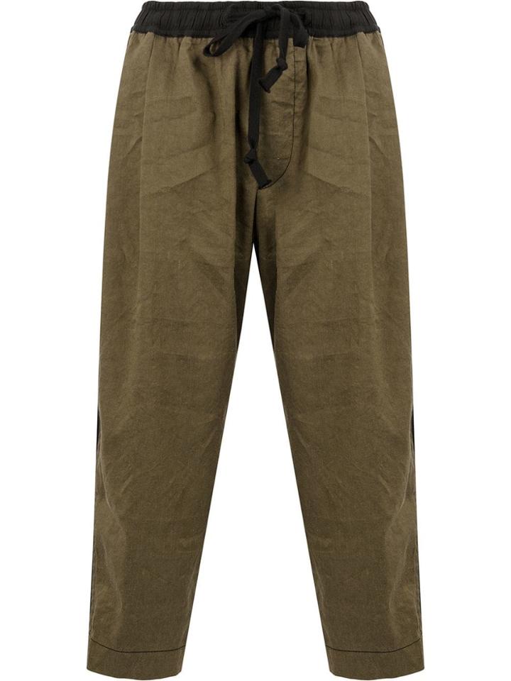 Ziggy Chen Loose Fit Trousers - Brown