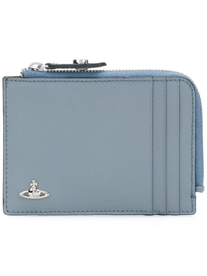Vivienne Westwood Zip Fastened Wallet - Blue