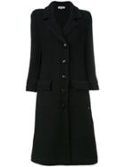 Sonia Rykiel Vintage Chunky Knit Coat - Black