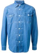 Ymc 'allman Brothers' Denim Shirt, Men's, Size: Medium, Blue, Cotton