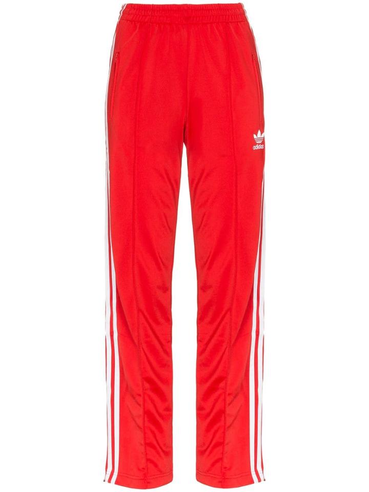 Adidas Tri-stripe Track Pants - Red