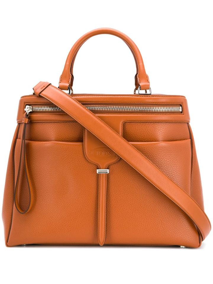 Tod's Joy Tote Bag - Brown